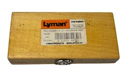Lyman Reloader's 1" Micrometer in Case with Manual