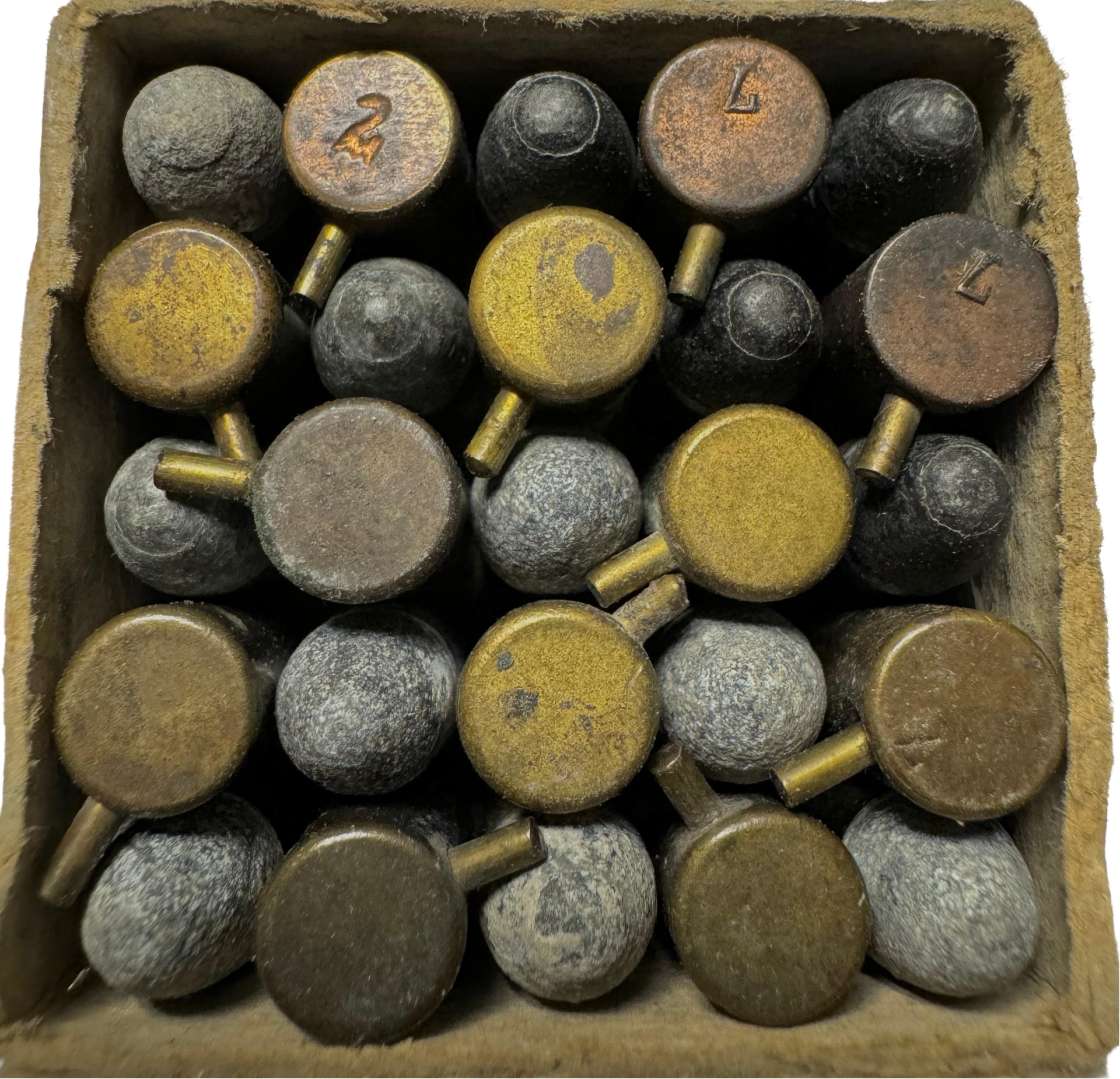 25rds. of Original 1880s 7mm Pinfire Union Metallic Cartridge Co. in Box
