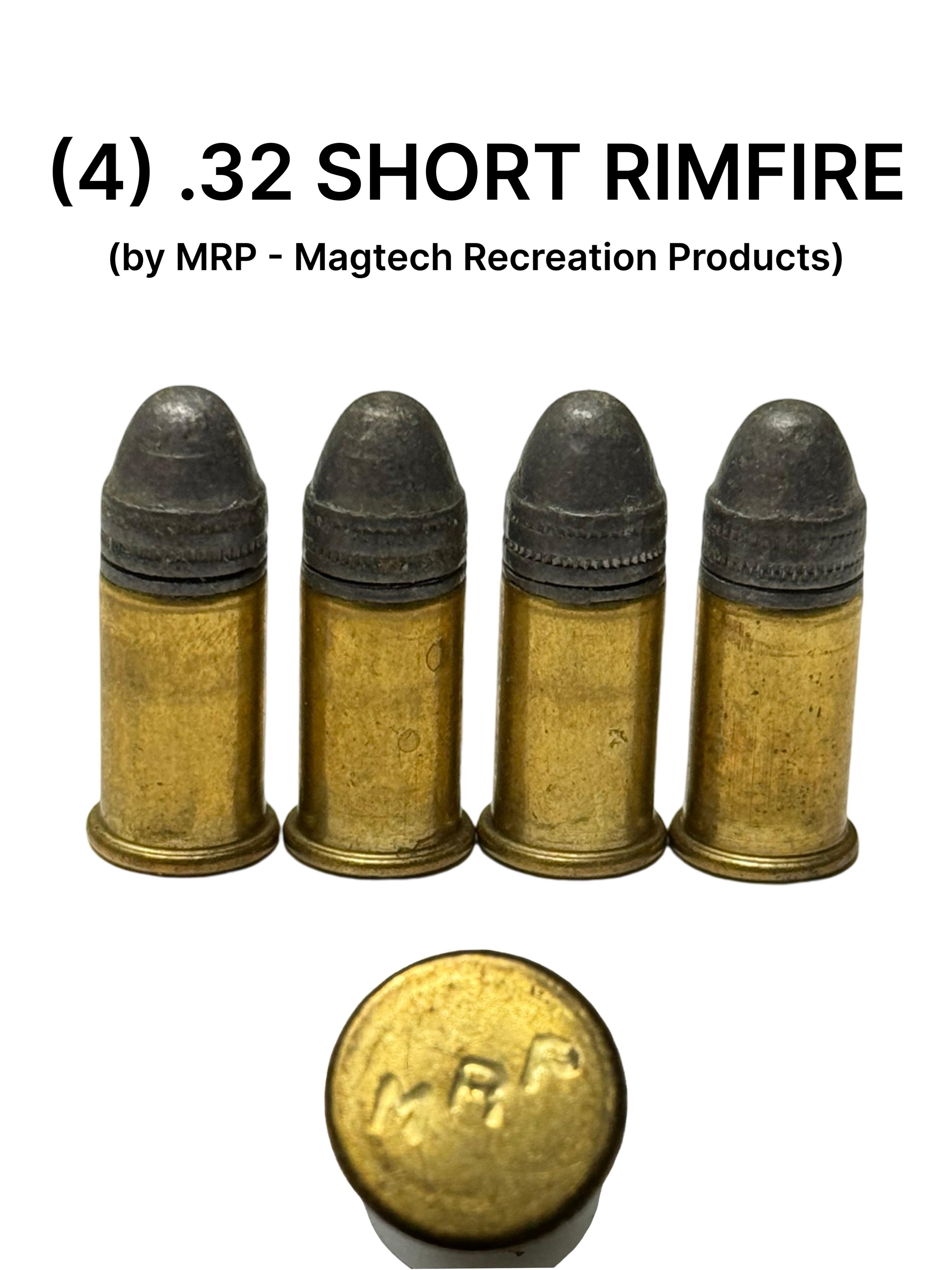 4rds. of .32 SHORT RIMFIRE - by MRP (Magtech Recreation Products)