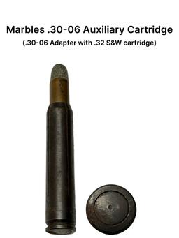 Marbles .30-06 SPRG. Auxiliary Cartridge