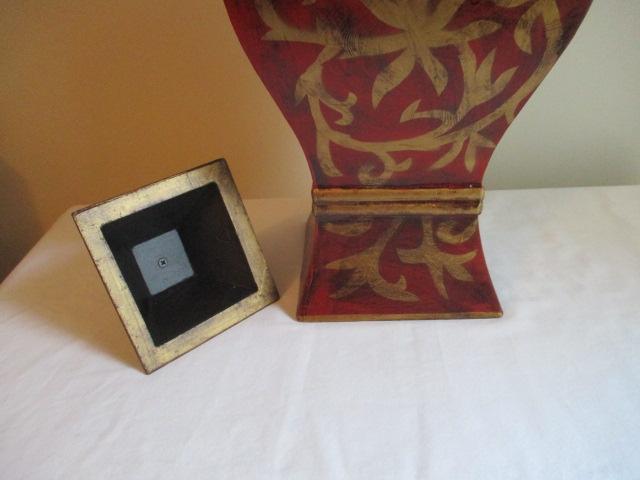 Red and Gold Lightweight Urn