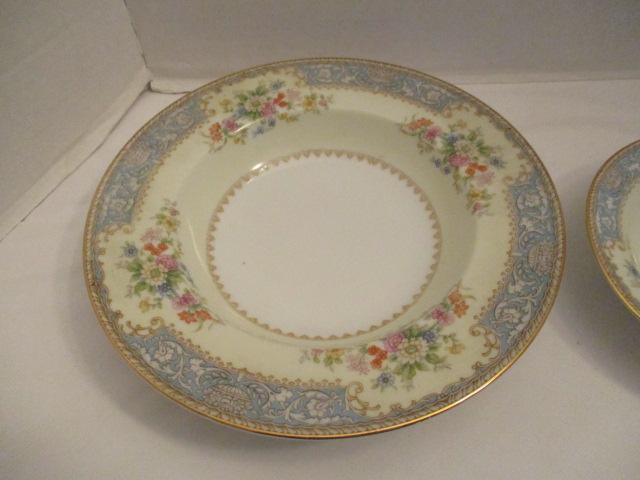 Eight Pieces of Noritake Cerulean China