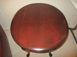 Oval One Drawer Accent Table