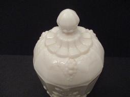 Westmoreland Milk Glass Covered Candy Dish