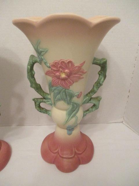 Pair of Hull Art Floral Vases