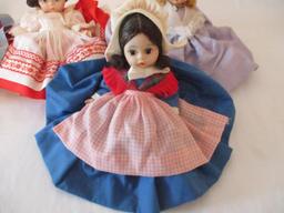 Five Madame Alexander  Dolls