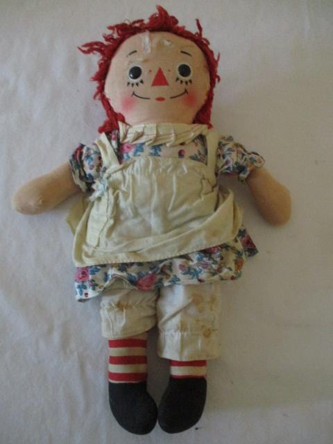 Vintage Knickerbocker Raggedy Ann Musical Doll