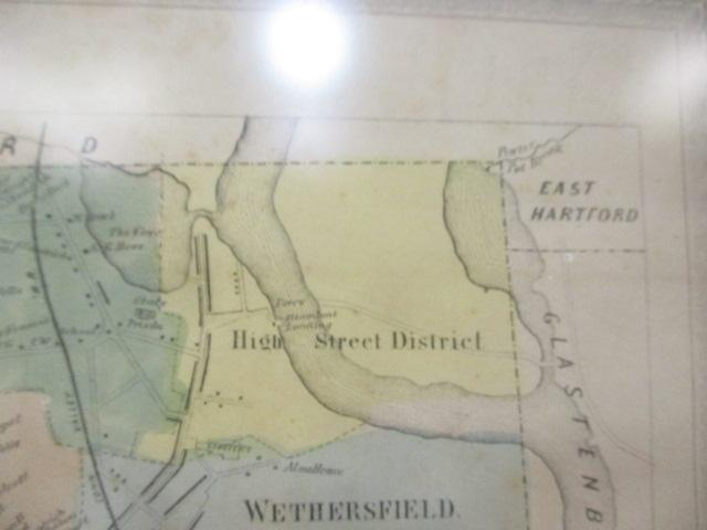 Wetherfield Framed Map