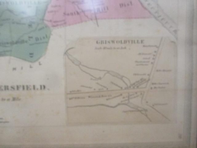 Wetherfield Framed Map