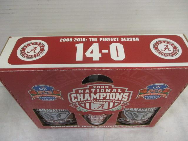 2009 National Champions Alabama Collectors Sauce Set