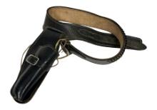 Lawrence 79 D/57 9 Leather Cowboy Holster and Cartridge Belt for .22 CALIBER Revolver