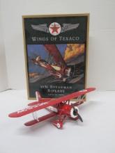 1995 Ertl Wings of Texaco "1931 Stearman Biplane" Plane in Original Box