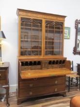 Statement Piece Vintage Mahogany and Mixed Wood Butler's Secretary