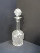 Atlantis Crystal Decanter and Pressed Glass Decanter