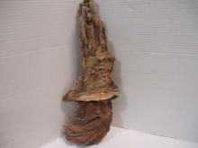 McCabe #1409 Carved Wood Wind Spirit Plaque
