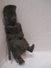 Hand Carved Wooden Watchman Figure