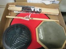 Drumsticks, Vater Percussion Board, etc.