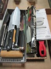 Quick Slice Mandolin Cutter, 2 Calpholon Knives, Kock Messer Knife, etc.