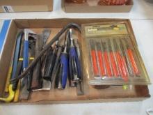 Tools-Punch Set, Chisels, Nail Pullers