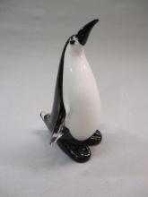 Lenox Glass Penguin Figurine 6"