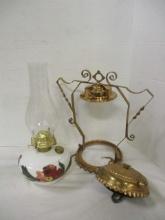 Hanging Pull Chain Oil Lamp Set