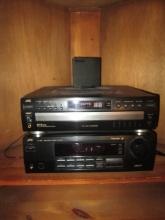 JVC RX-558v Audio/Video Control Receiver, JVC L-FZ258 Compact Disc Automatic