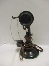 Antique Western Electric Stick Phone with Headset