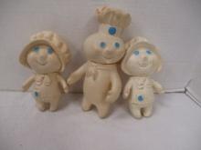 Pillsbury Dough Boy (Lot of 3) 1971, 1972, 1979