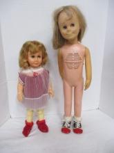 Mattel 1961 Chatty Cathy & Charming Cathy Dolls