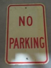 3M Reflective "No Parking" Metal Street Sign