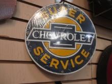Replica "Chevrolet Super Service" Enamel Painted Metal Sign