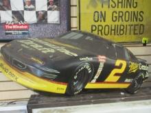 NASCAR Rusty Wallace #2 Miller Genuine Draft 3-D Molded Plastic Race Car