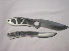 Old Timer Stainless Steel 2 Piece Knife Set in Canvas Sheath
