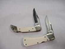 Two Solingen "Bear Hunter" Lock Blade Knives