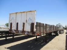 1981 Hobbs 80K-42 T/A Flatbed/Stakebed Trailer,