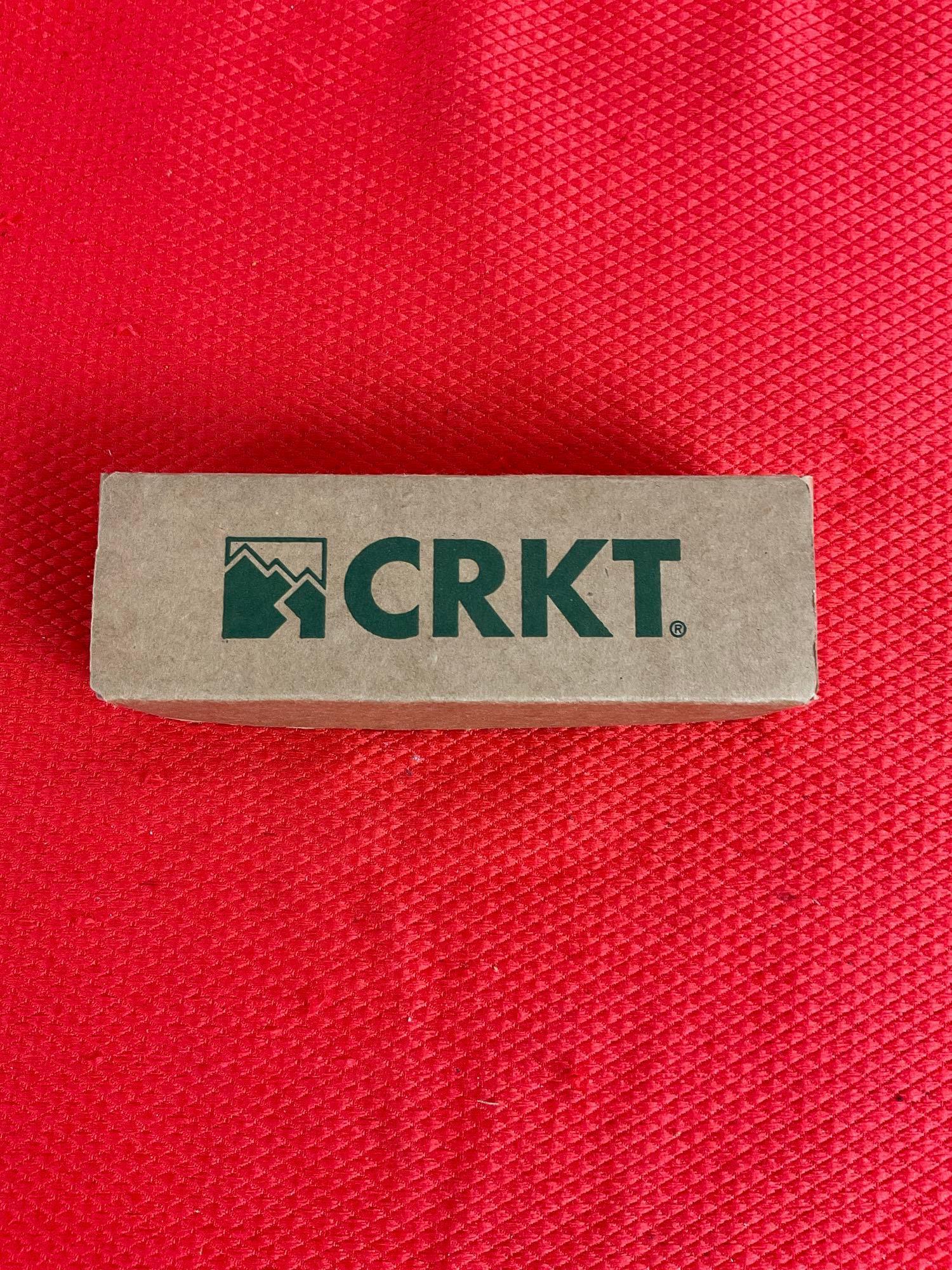 CRKT Klecker NIRK NOVO 2.75" 420J2 Steel Folding Knife w/ Brushed Frame Model 5175. NIB. See pics.