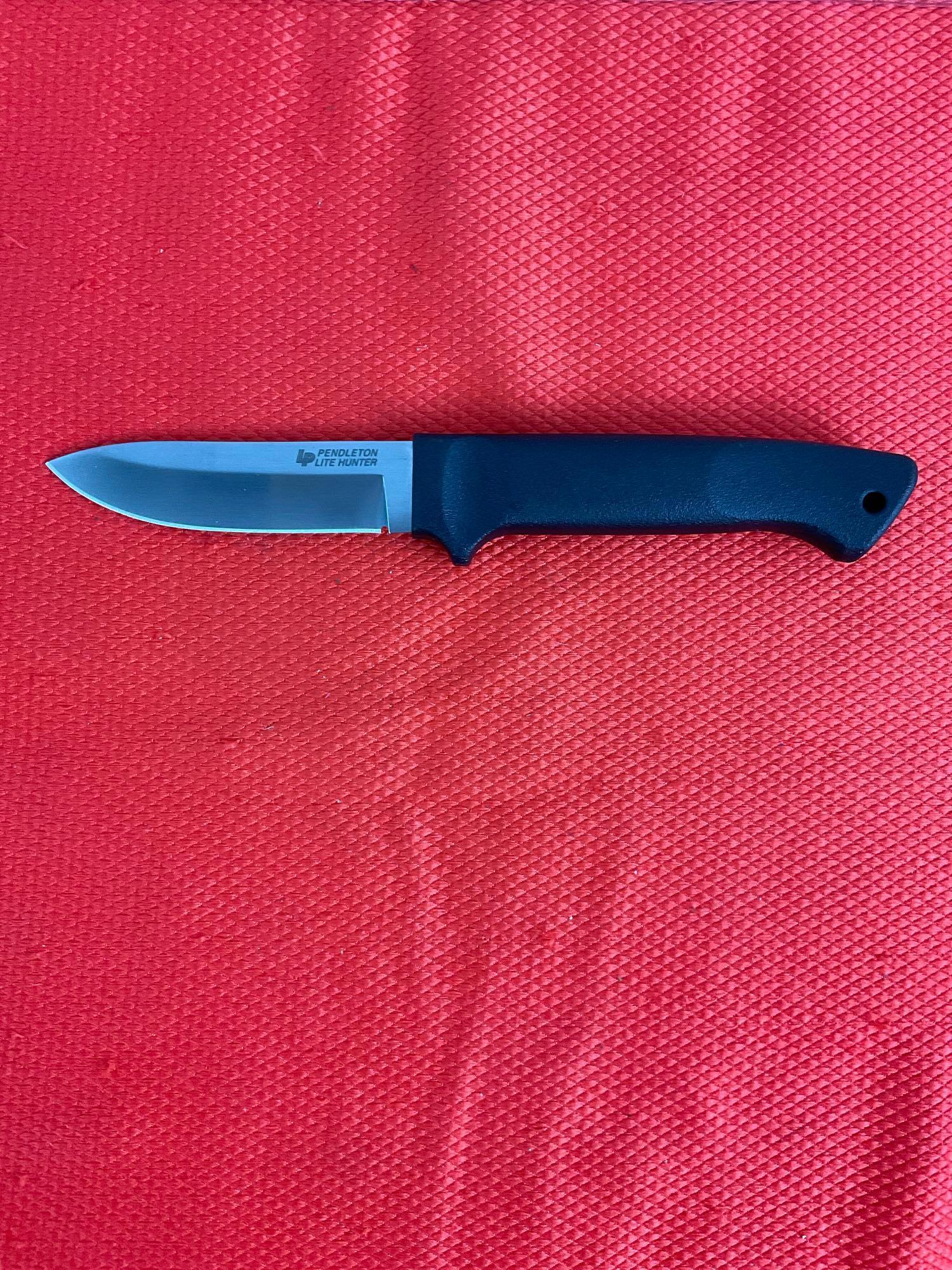 Cold Steel 3.5" Stainless Steel Fixed Blade Pendleton Lite Hunter Knife w/ Sheath No. 20SPH. LNIB.