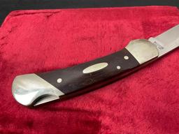 Vintage Western 541, Folding Knife, Wooden Scales