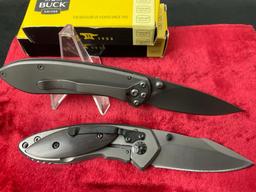 Pair of Modern Buck Pocket Folding Knives, #s X11 & 327