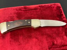 Vintage Western Folding Pocket Knife, 532, 3 inch blade, metal and wooden handle