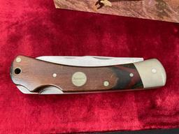 Vintage Remington R-3 Big Game Folding Knife, two blades, 1x Knife & 1x Bonesaw, w/ box