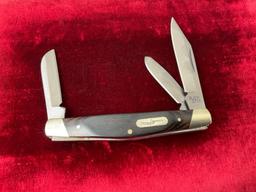 Buck Knives 371 Stockman 3-Blade Folding Pocket Knife, Wooden Handle