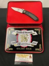 Smith & Wesson 150th Anniversary Gift Set Folding Pocket Knife