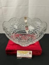 Vintage Waterford Crystal American Heritage Collection Benjamin Franklin Liberty Bowl