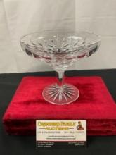 Signed A Roche 2002 Waterford Crystal Footed Dish