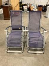 Pair of Lafuma Reclining Patio/ Pool Chairs - See pics