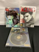 Elvis Presley LE Hound Dog Pressing 1/90 & 2 Elvis Commemorative Magazines - See pics