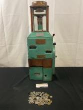 Antique Johnson Fare Box Co. #1346 12V motor, Used in streetcar, bus, or trolley, Copper/Seafoam ...