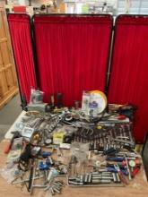 Large 100+ pcs Hand & Power Tools Assortment. Craftsman Wrench Sets. Pittsburgh Multitool. See pi...