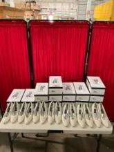 14 Pairs NIB Wee Collection White Pearl Ladies Evening Shoes 1518. US Sizes 7.5, 8, 8.5, 9, 10 & ...